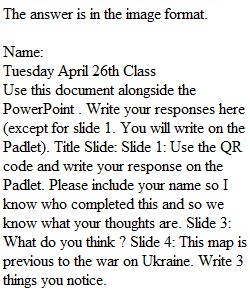 Week 13 Tues Asynchronous Class